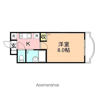 LILY−BE関屋恵町A【302号室】の間取り