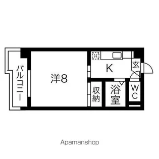 アゼリアコート名東【1階】の間取り