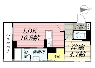 セントフルリール【1階】の間取り