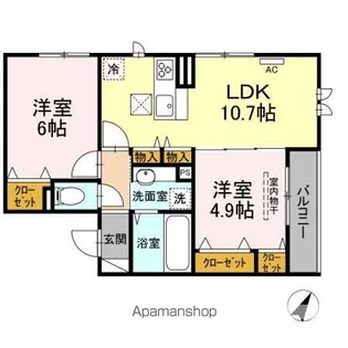 TSUBAKI HOUSE【1階】の間取り