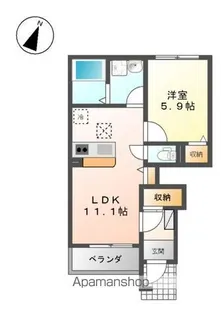 ジェントリー【1階】の間取り