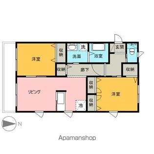 パークウェイⅠ【202号室】の間取り