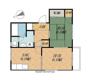セブンハイツ【2階】の間取り