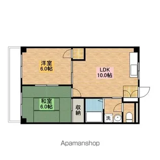 グランビュー戸部【4階】の間取り