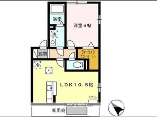 メゾン ピコ B【1階】の間取り