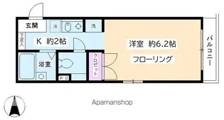 ファインコート五本木【2階】の間取り