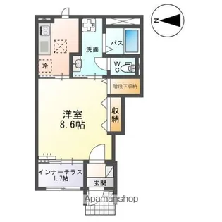MAISON SAKURA A(メゾンサクラA)【1階】の間取り