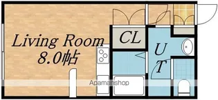 メゾンドエルミタージュ円山【2階】の間取り