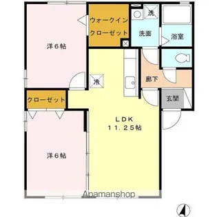グランモア泉野 IV【2階】の間取り
