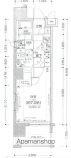LE’A横濱関内壱番館【8階】の間取り