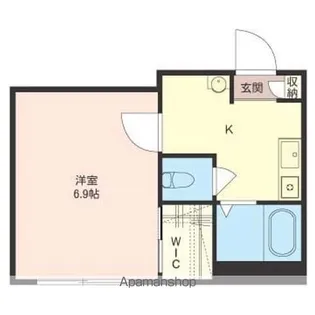 シャーメゾン三網【202号室】の間取り