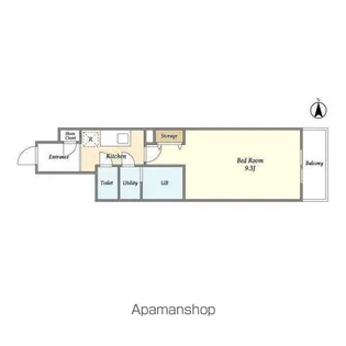 プレール・ドゥーク錦糸公園前【11階】の間取り