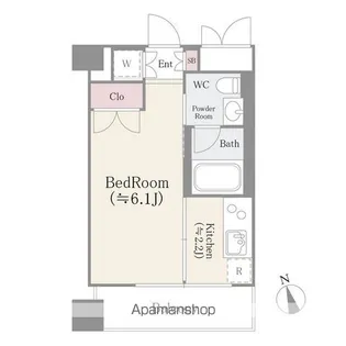 パークフラッツ松戸【8階】の間取り