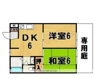 サマックスカーサ【2階】の間取り