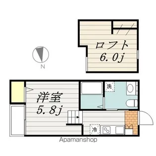 1Kの間取り画像