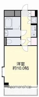シティガーデンオオヤマ【6階】の間取り
