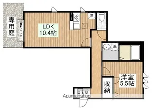 ETOILE(エトワール)【103号室】の間取り