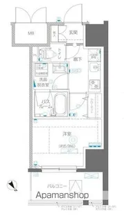 アルファレジデンシア南千住【4階】の間取り