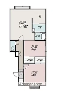 フェリース【1階】の間取り