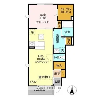 LUCENTE (ルチェンテ)【1階】の間取り