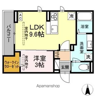 (仮称)DーROOM中央市成島PJ【2階】の間取り