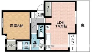 スレイプニール【1階】の間取り