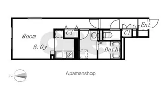 GRANZ OZONE【203号室】の間取り