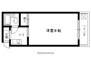 シンプルハイツベニス【4D号室】の間取り