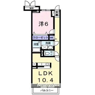ヌーベル コリーヌⅠ【3階】の間取り