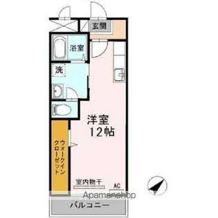 クレール静【1階】の間取り