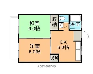 マンション東【205号室】の間取り