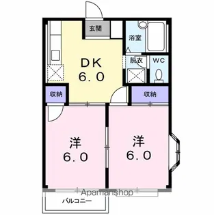 パークサイドP1【2階】の間取り