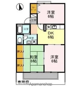 ジュネス93【102号室】の間取り