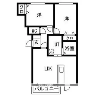 旭ヶ丘ヒルズ【1階】の間取り