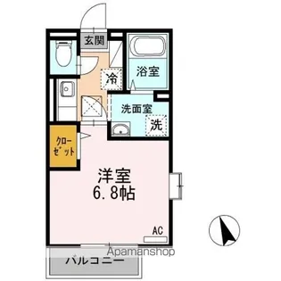 ホワイトウイング【1階】の間取り