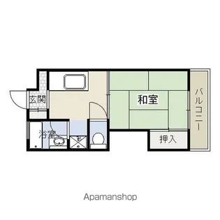 東谷山Nビル【206号室】の間取り