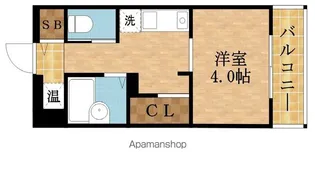 1Kの間取り画像