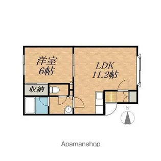 橋本ハイツ【1階】の間取り