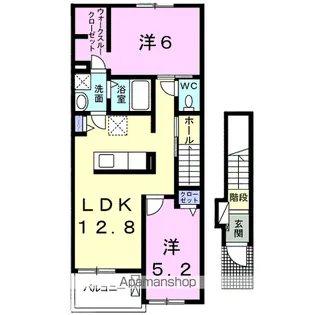 サン・フィールドHINOⅡ【2階】の間取り