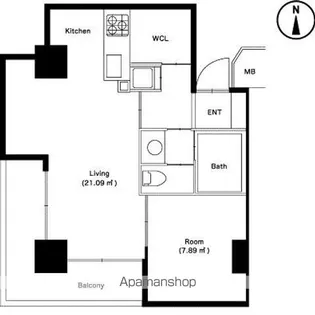 OZ ALLOGGIO【4階】の間取り