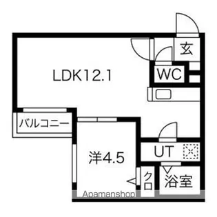 PEERSON西町(ピアソン)【1階】の間取り