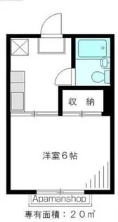 グリーンタウン緑町B【105号室】の間取り