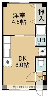 レジデンス深堀【212号室】の間取り
