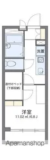 レオパレス中央Ⅱ【1階】の間取り