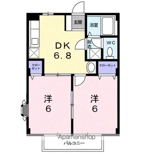 アーバン・プレイス【1階】の間取り