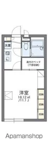 レオパレスサニーコート【2階】の間取り