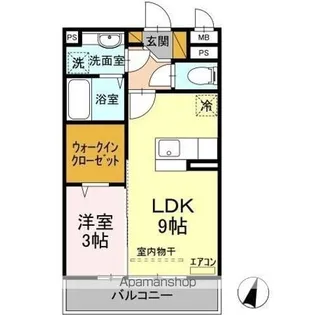 GLORY HILLS(グローリーヒルズ)【3階】の間取り