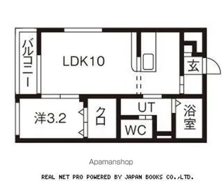 ファランドール E.M.F【1階】の間取り