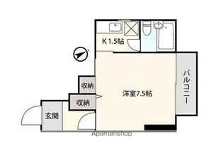 アシスト盛岡マンション【501号室】の間取り