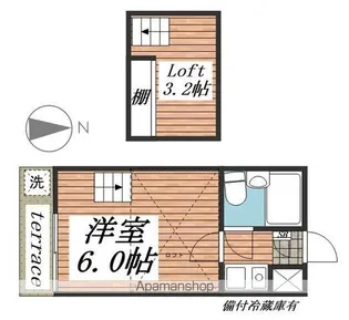 ジュネパレス新検見川第01【1階】の間取り